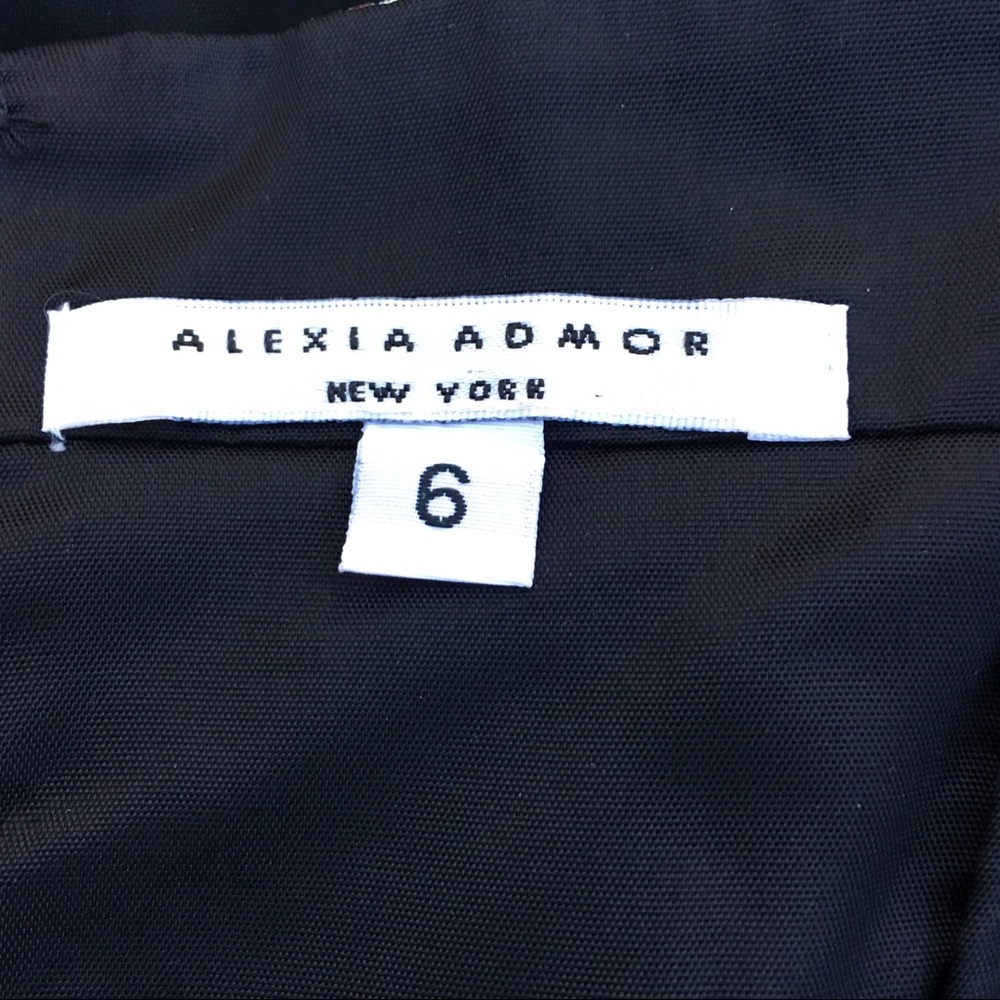 Alexia Admor spaghetti strap black w/velvet floral - Picture 8 of 9